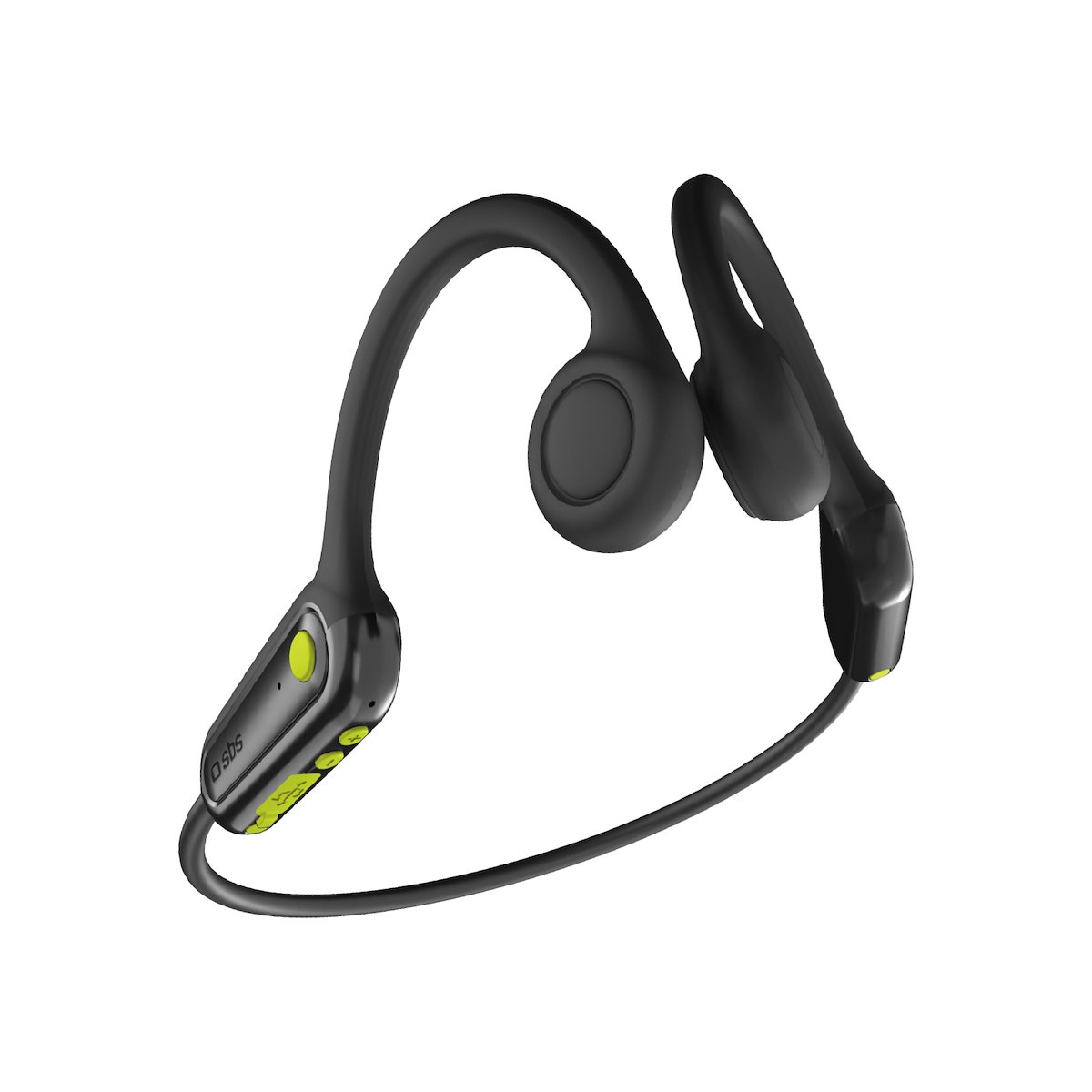 SBS TESPEARBONEBTK Auricolare BT Sport Nero Bone Conduction