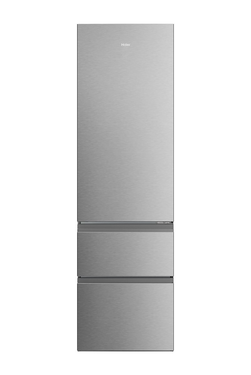 HAIER HTR3620DNMG Frigorifero Combinato 3 Porte 414L D No Frost Argento
