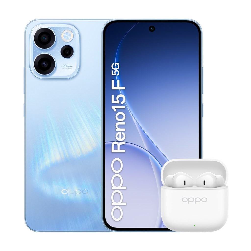 OPPO RENO15F5GAURORABLUEBUNDLE 5G 8/256GB Aurora Blue + Buds3
