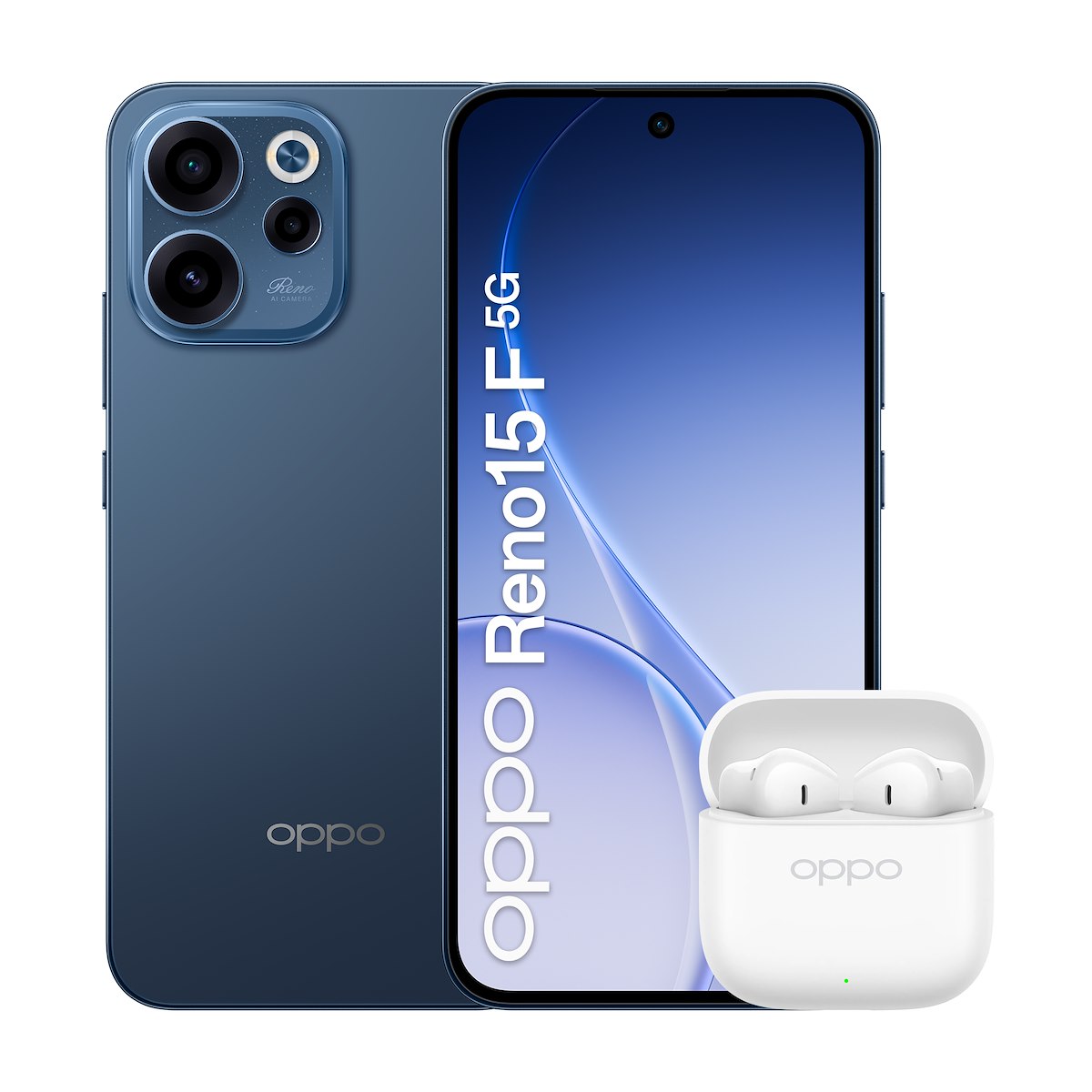 OPPO RENO15F5GTWILIGHTBLACKBUNDLE Smartphone 6.57" 8GB 256GB 5G + Buds3