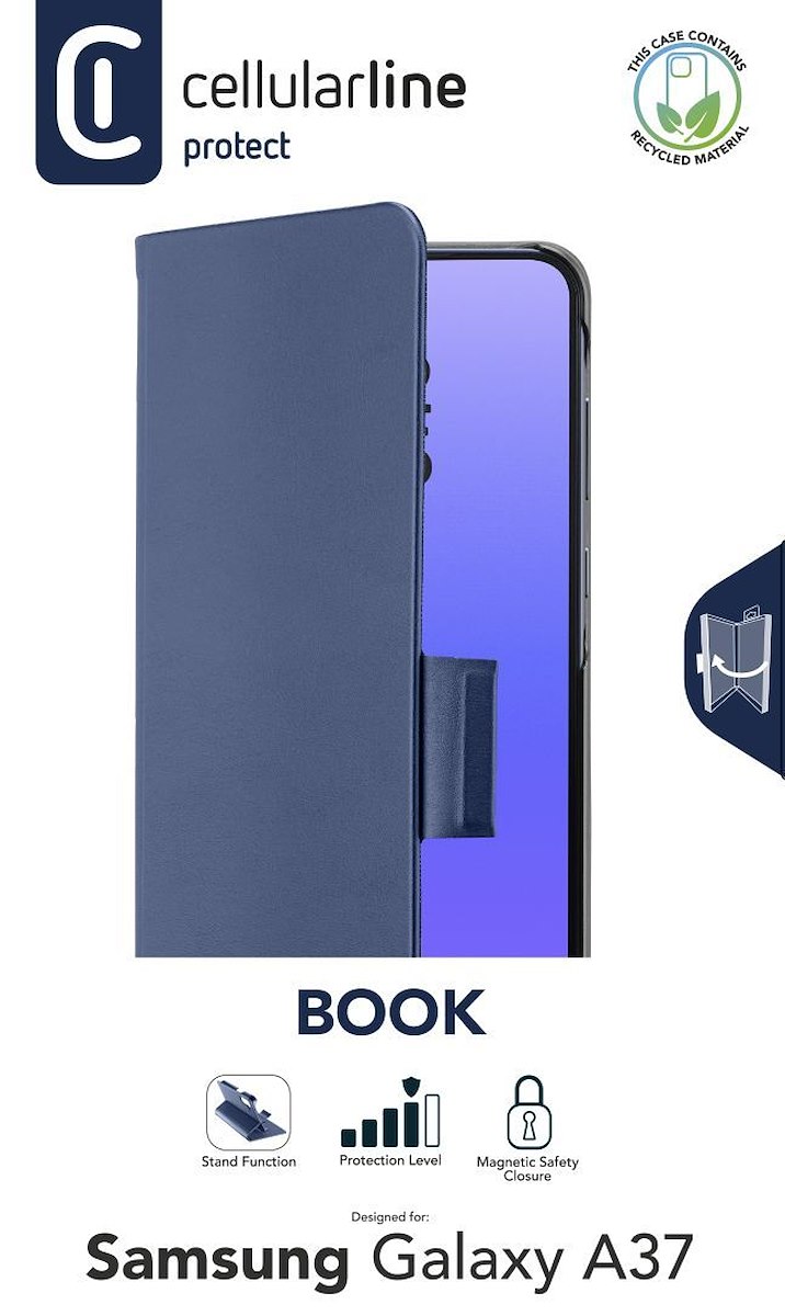 CELLULAR LINE BOOK3GALA37B Custodia a Libro Galaxy A37