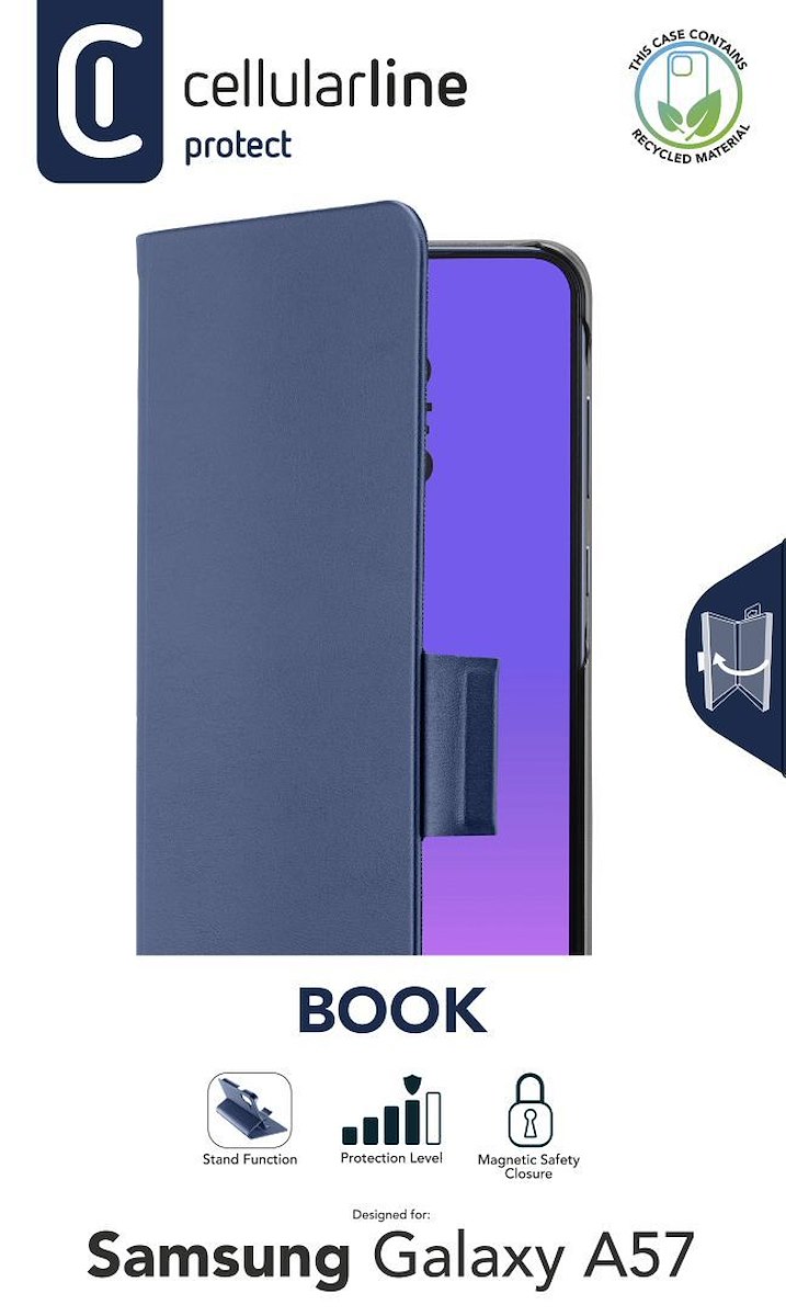 CELLULAR LINE BOOK3GALA57B Custodia a Libro Galaxy A57
