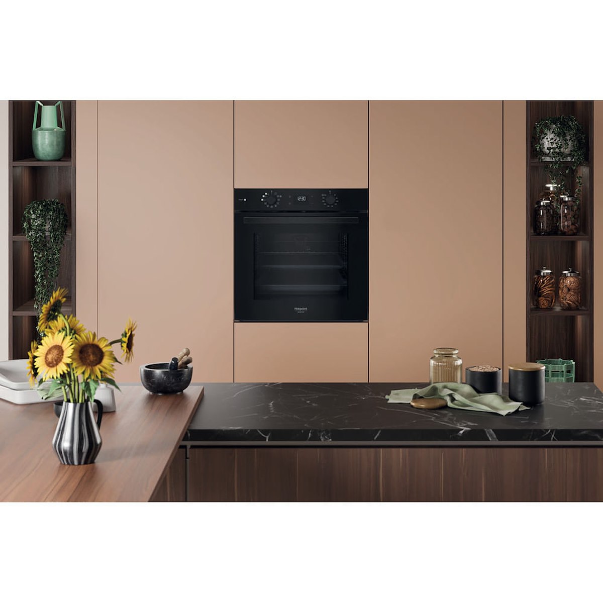 HOTPOINT-ARISTON HAO458HSB Forno Incasso Elettrico 71L Classe A+ Nero - immagine 4
