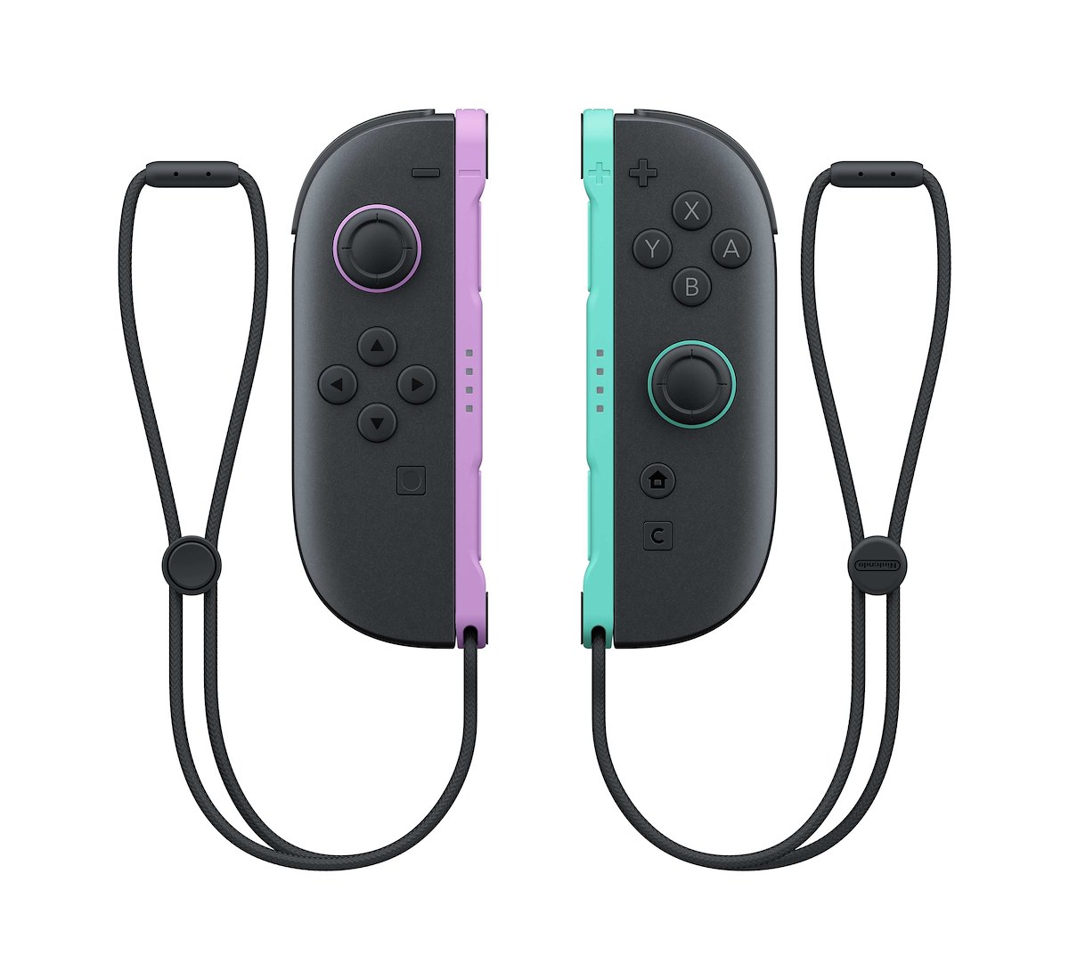 Nintendo Joy Con Set Viola Chiaro Verde Chiaro Per Switch - immagine 2