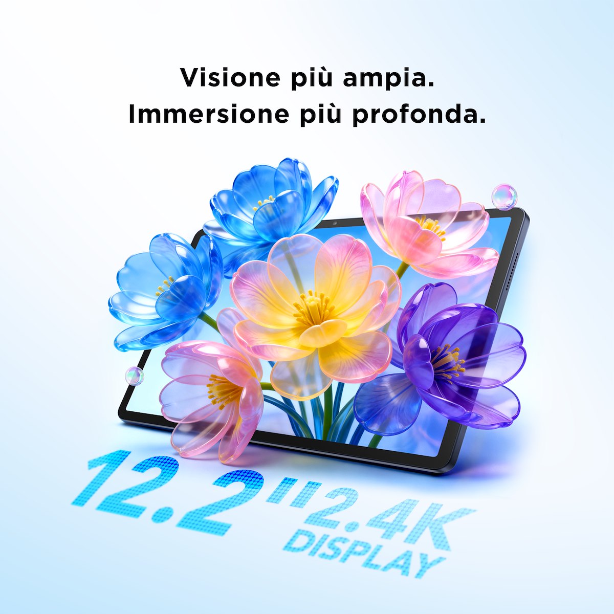 TCL TAB A1 Plus Space Blue Tablet 12.2 Pollici 2.4K SM4450P 6GB 128GB - immagine 2