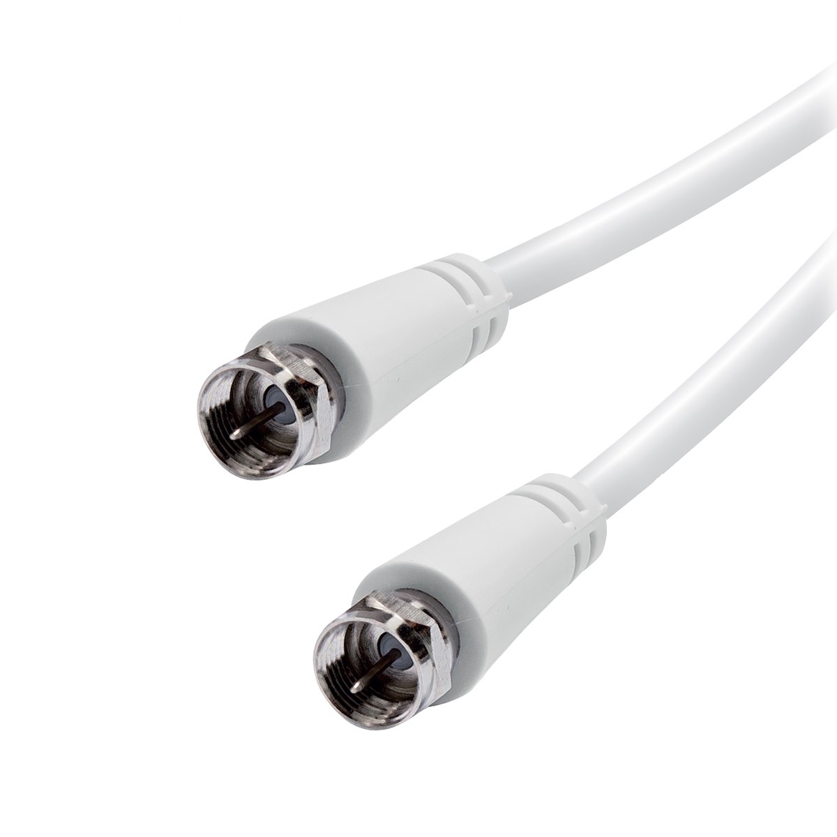 VIVANCO VVSAT15MMW Cavo antenna F M-M 1.5m bianco - immagine 2