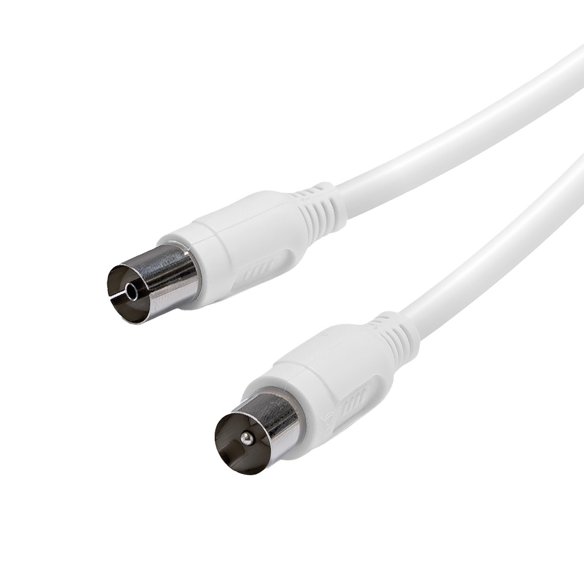 VIVANCO VVAN9DB30MFW Cavo Antenna Coassiale 90dB F-M 3m Bianco - immagine 2