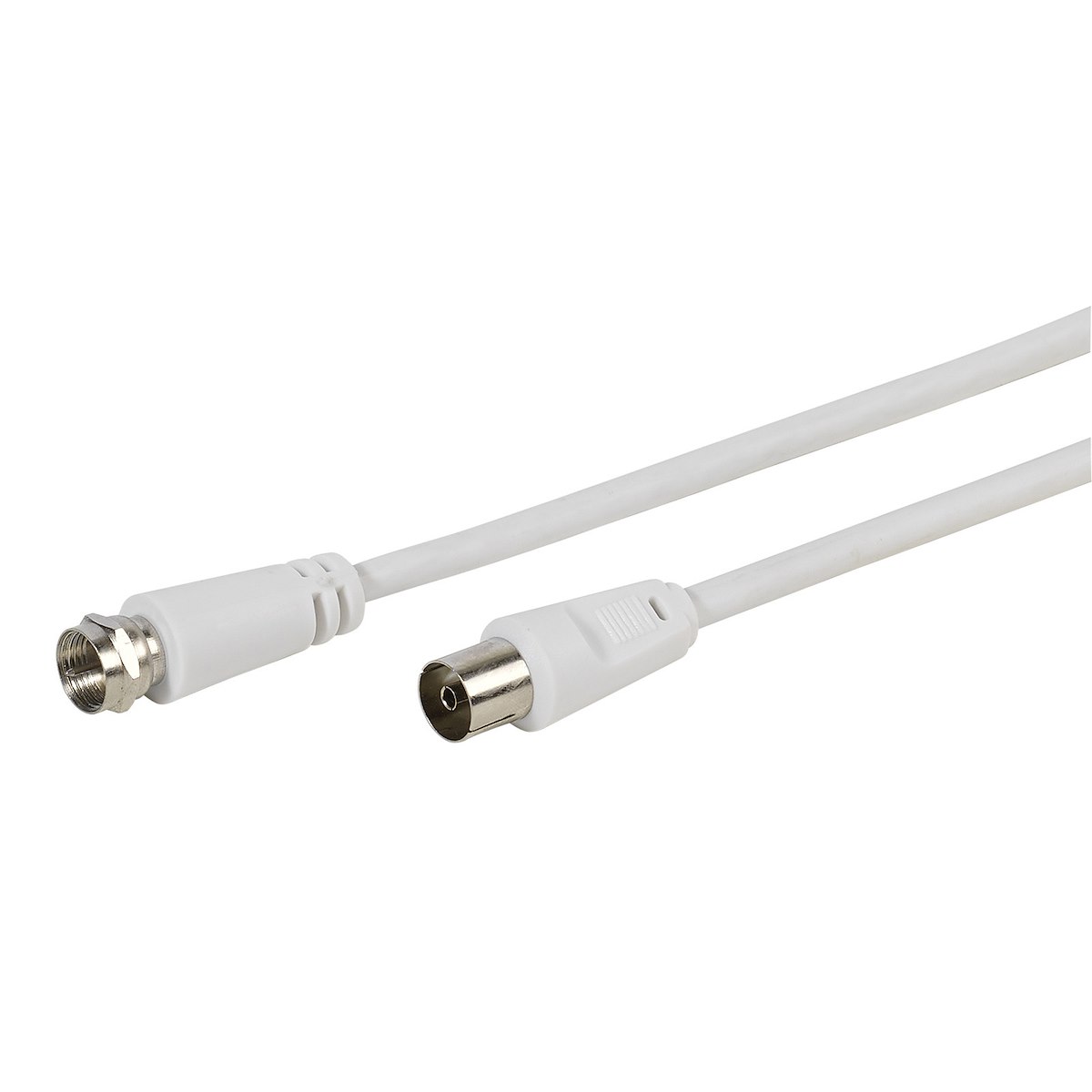 VIVANCO VVSAT100MMW Cavo antenna F M-M 90dB 10m bianco - immagine 2