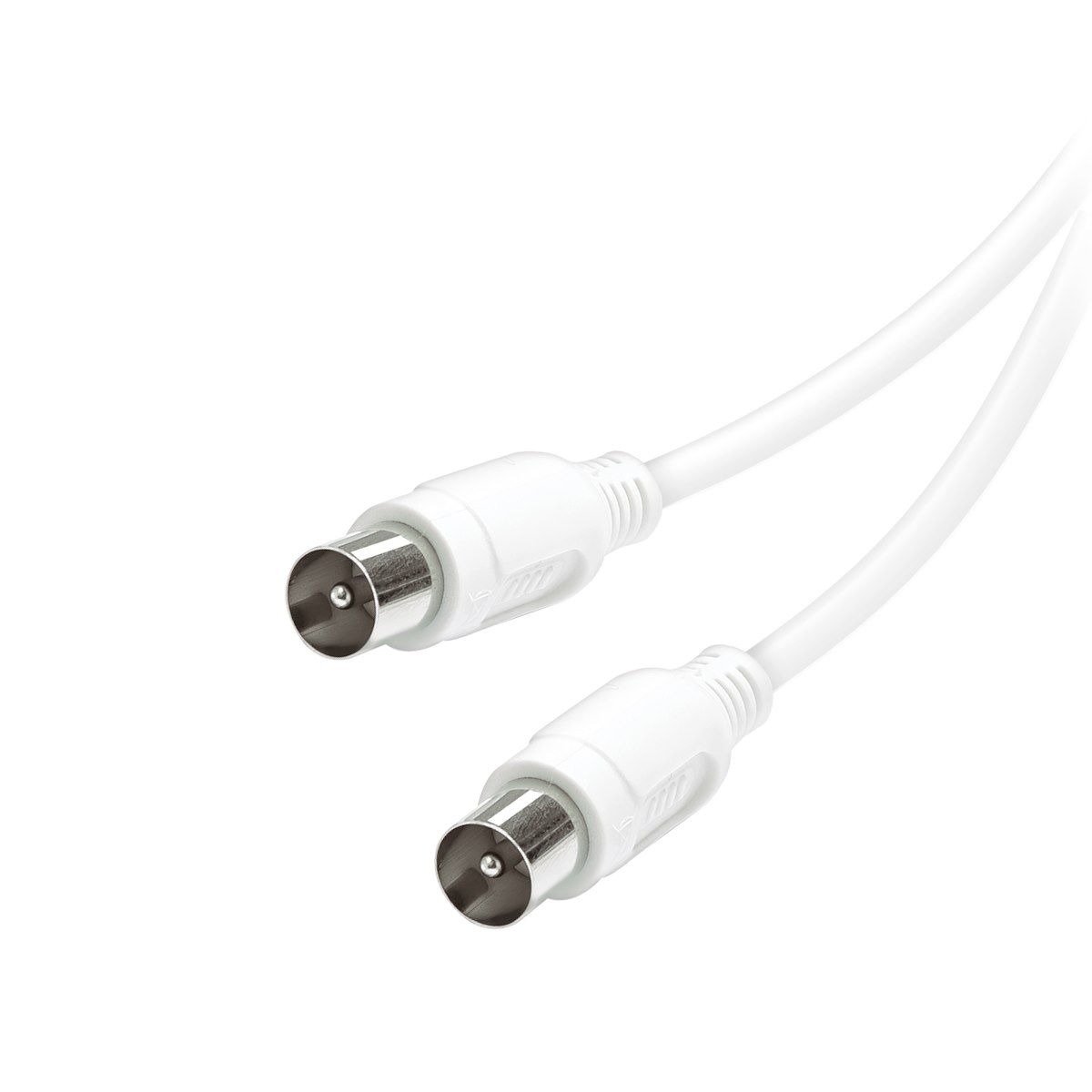 VIVANCO VVAN5DB30MFW Cavo Antenna Coassiale M-M, 3m, 50dB, Bianco - immagine 2
