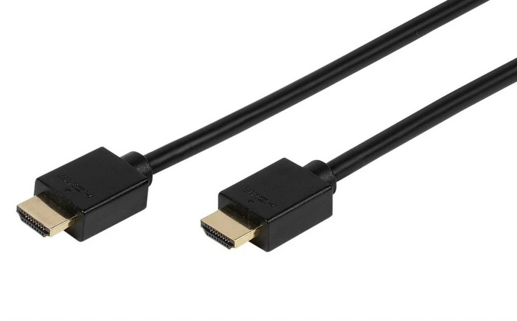 VIVANCO VVVHDMI20MMGG Cavo HDMI 2.0 ARC M-M, 2m, 4K-60Hz, Nero