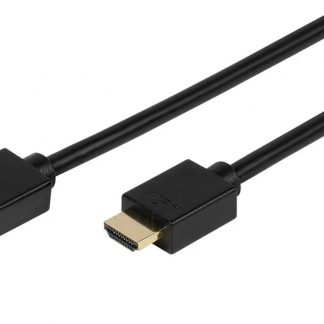 VIVANCO VVVHDMI20MMGG Cavo HDMI 2.0 ARC M-M, 2m, 4K-60Hz, Nero