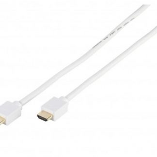 VIVANCO VVITCABHDMIET100W Cavo HDMI 2.0 ARC M-M 1m 4K-60Hz Bianco