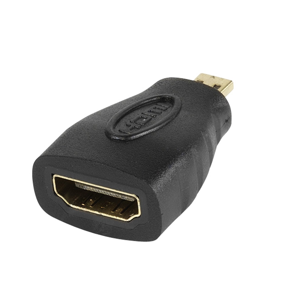 VIVANCO VVVADAHDMIFMHDMIM Adattatore Micro HDMI-HDMI M/F Oro/Nero - immagine 2