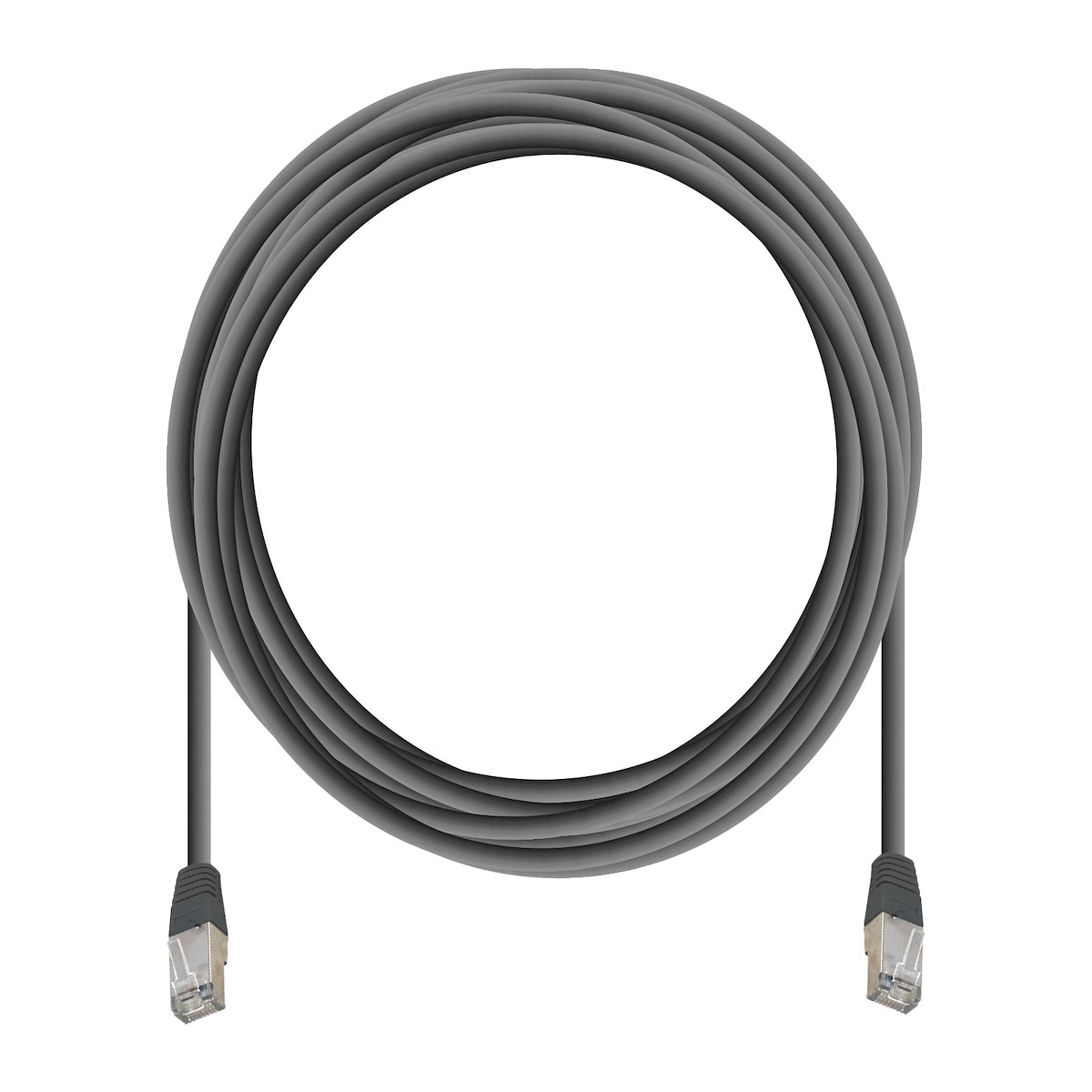 VIVANCO VVITXLAN5E50G Cavo Ethernet RJ45 M-M 5m Cat 5e Grigio - immagine 2