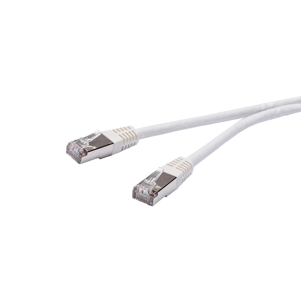 VIVANCO VVITLAN6100W Cavo Ethernet RJ45 M-M, 1m, Cat 6, Bianco