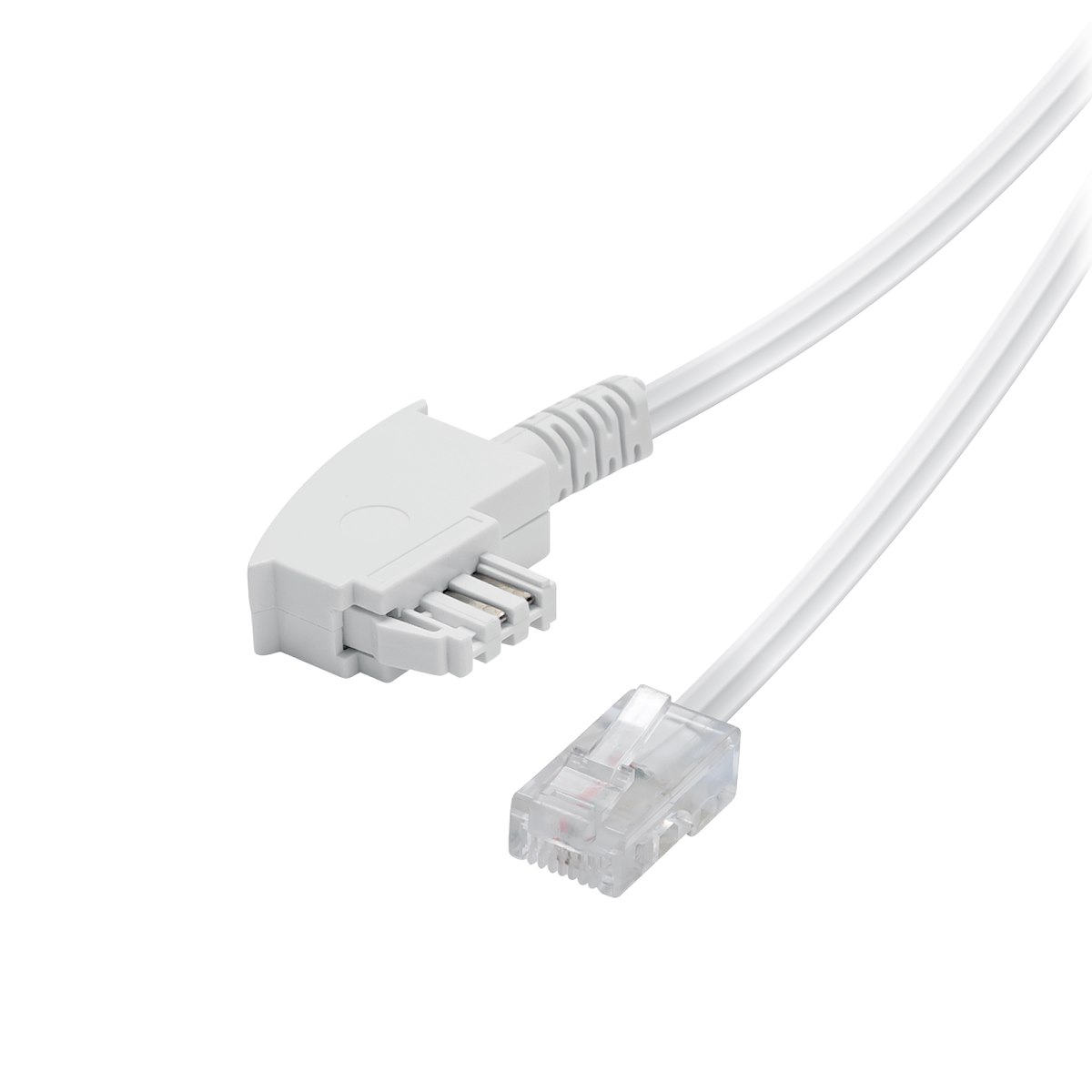 VIVANCO VVTELDSL30MMW Cavo TAE-F-RJ45 3m, bianco - immagine 2