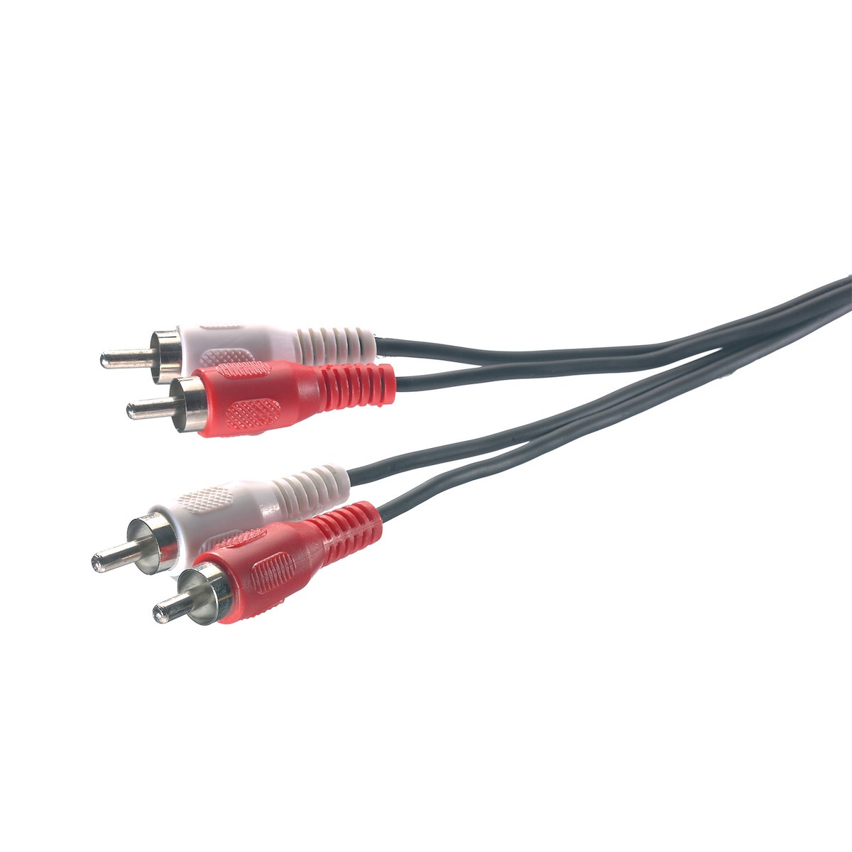 VIVANCO VVAX2RCA50MM Cavo RCA Stereo M-M 5m Nero Audio - immagine 2