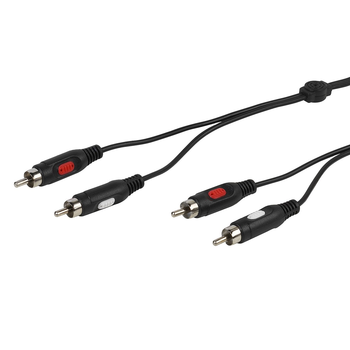 VIVANCO VVA2RCA15MMK Cavo RCA Stereo M-M 1.5m Nero - immagine 2
