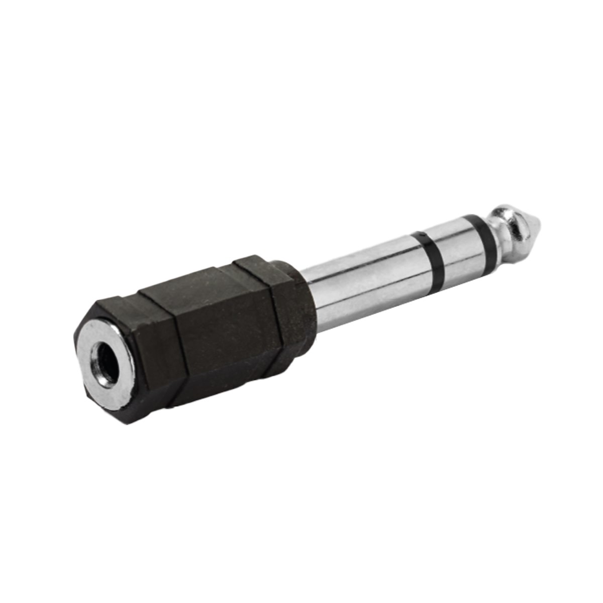 VIVANCO VVAJACKAD35F63M Adattatore Audio Jack 3.5-6.3mm F-M Nero - immagine 2