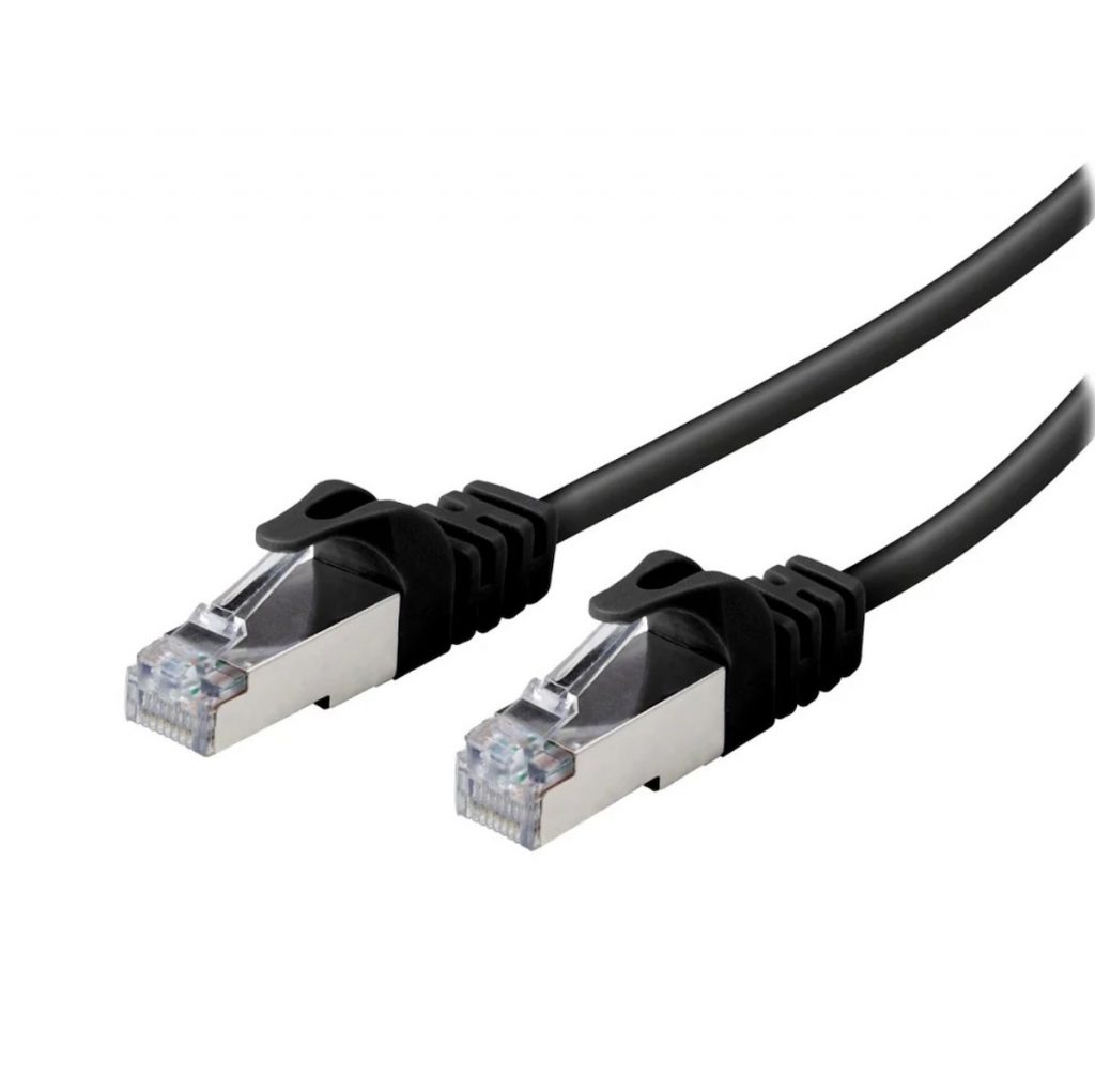 VIVANCO VNITLAN8F50STPK Cavo Ethernet RJ45 M-M 5m Cat 8 Nero