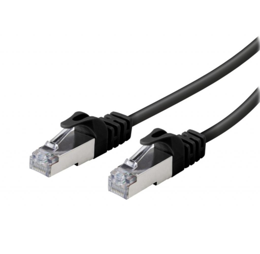 VIVANCO VNITLAN8F30STPK Cavo Ethernet RJ45 M-M 3m Cat.8 Nero