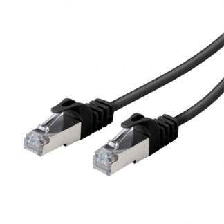 VIVANCO VNITLAN8F15STPK Cavo Ethernet RJ45 M-M, 1.5m, Cat 8, Nero