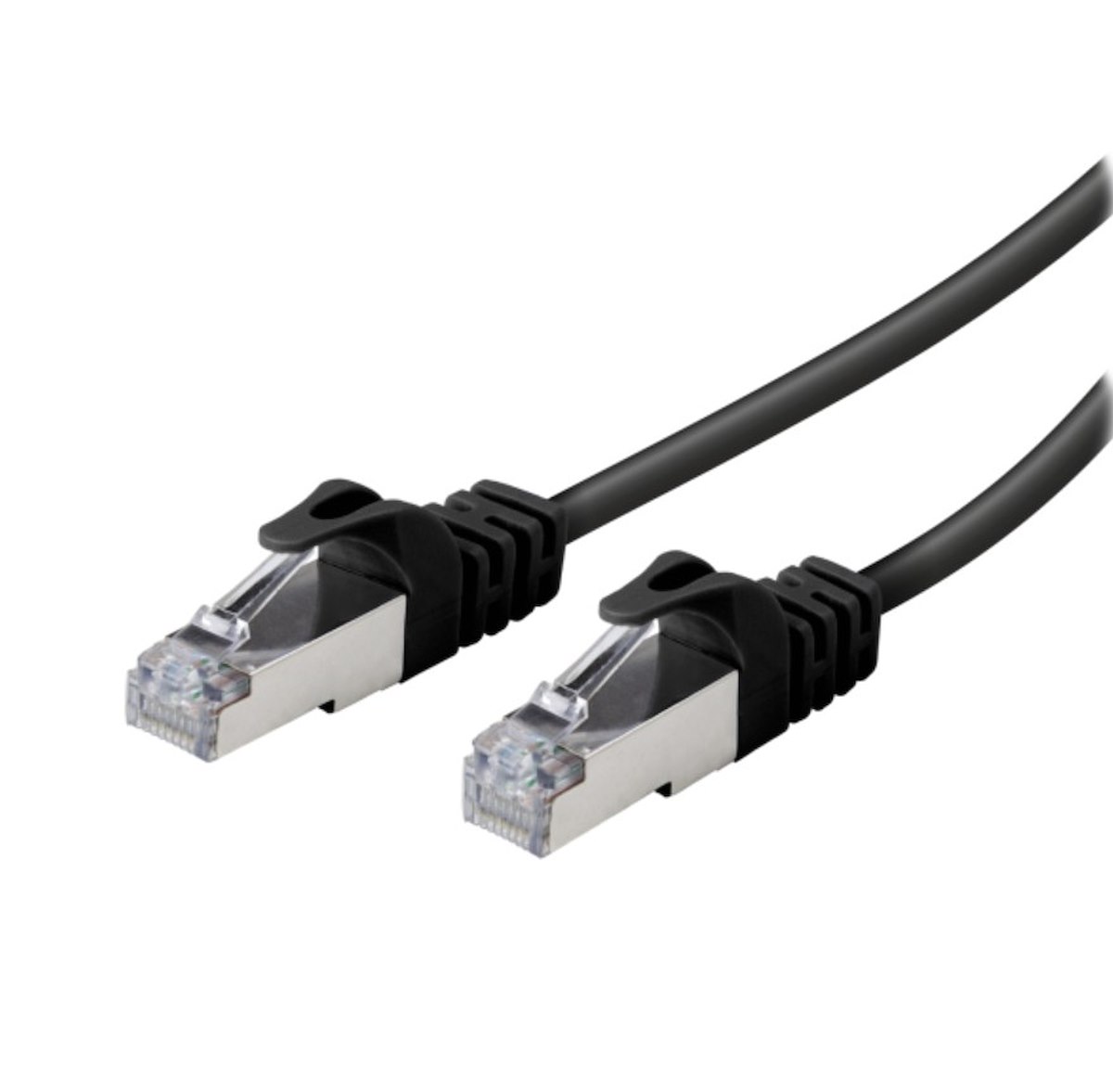 VIVANCO VNITLAN8F15STPK Cavo Ethernet RJ45 M-M, 1.5m, Cat 8, Nero