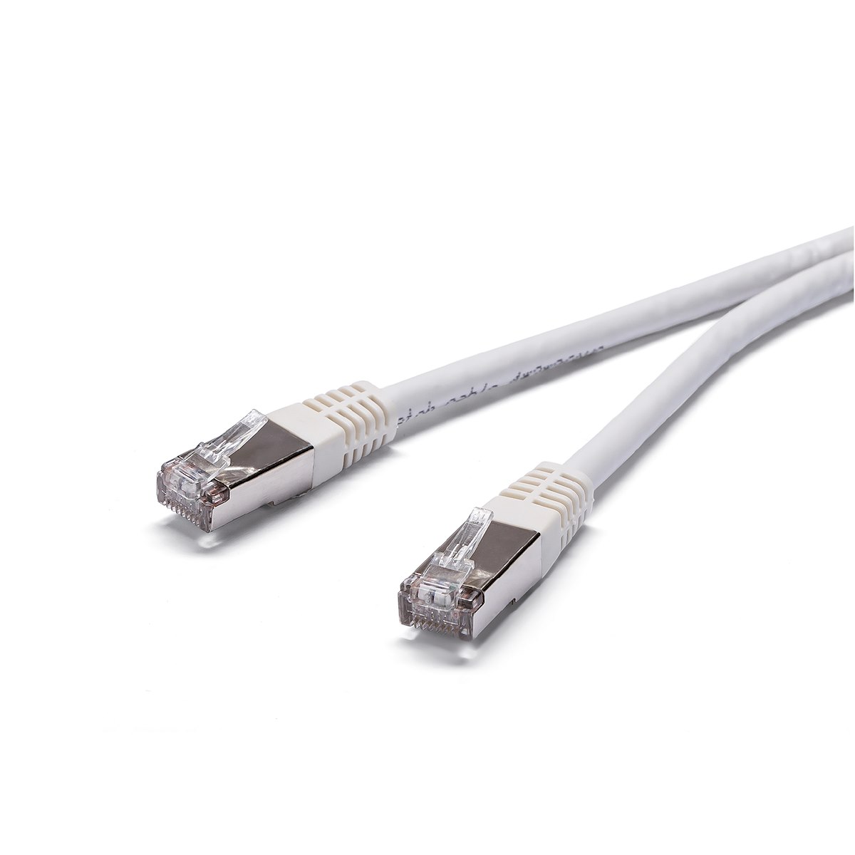 VIVANCO VVITLAN5E100W Cavo Ethernet RJ45 M-M 1m Cat 5e Bianco