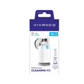 VIVANCO VNCLEANSET20IN1 Kit pulizia 20 pz con panno incluso