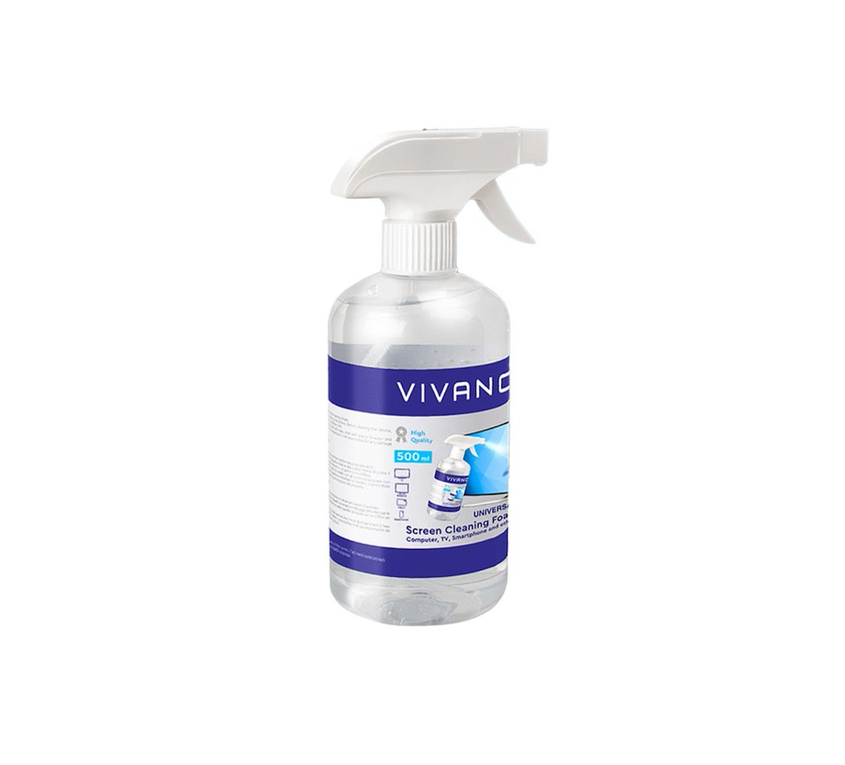 VIVANCO VNCLEAN500ML Detergente 500ml con Panno Microfibra - immagine 2