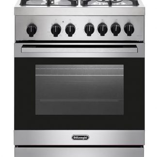 DE LONGHI CDG643PLX Cucina 60cm 4 Fuochi Gas Forno Elettrico Multi Inox