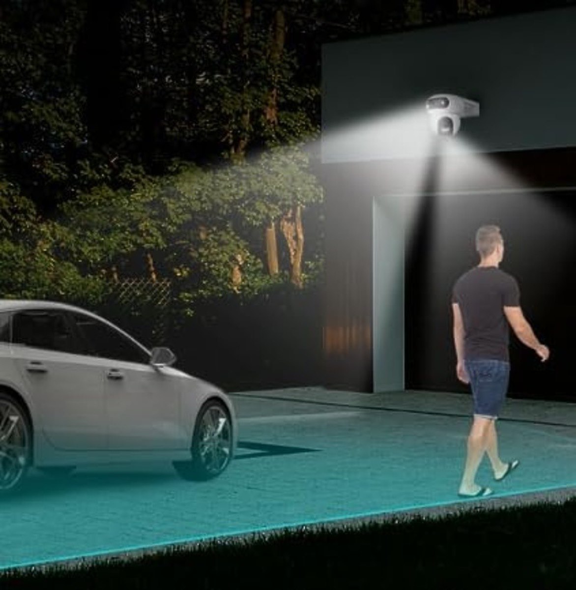 Ezviz H90 Telecamera IP Esterno Motorizzata 8MP Autotracking Difesa Attiva - immagine 5