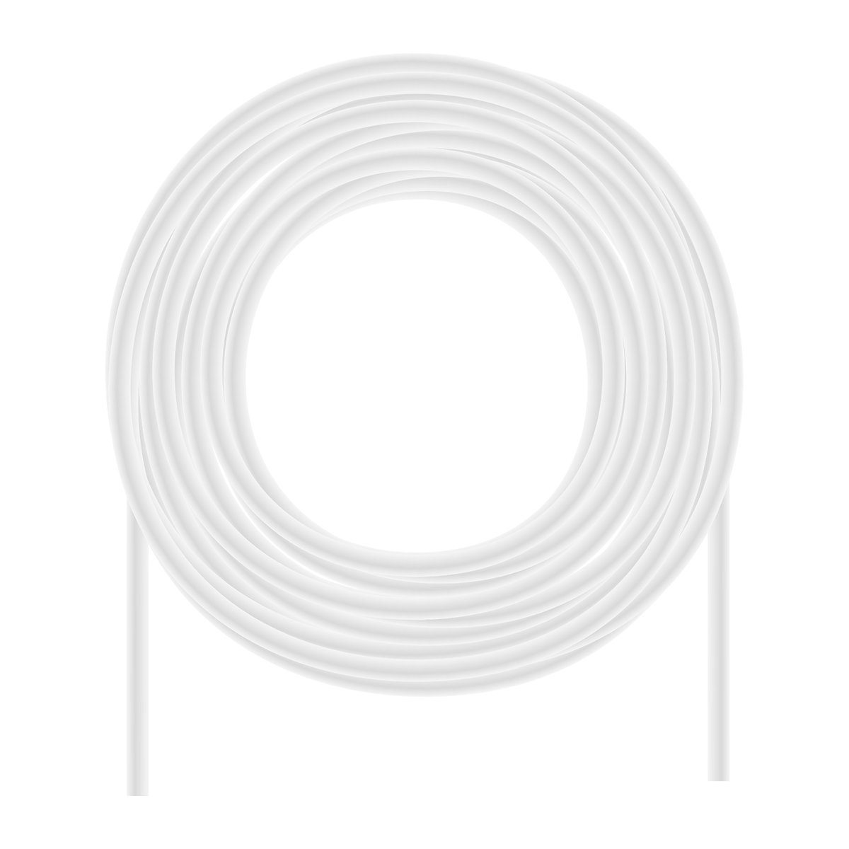 VIVANCO VVAN75OHM200 Cavo antenna coassiale M-M 20m 75dB bianco