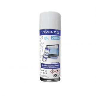 VIVANCO VNSPRAYFOAM200ML Schiuma pulizia schermi 200ml