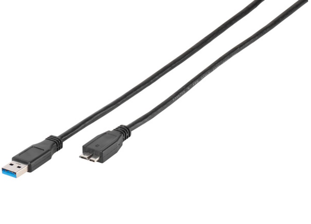 VIVANCO VNITUSB3MIC15MMK Cavo USB-A Micro USB 3.0 M/M 1.5m Nero