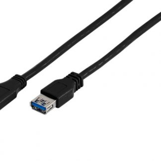 VIVANCO VNIT30USB15MFK Cavo USB-A 3.0 M-F, 1.5m, nero