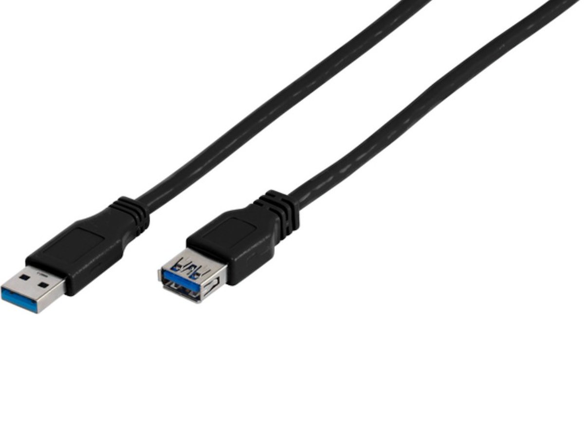 VIVANCO VNIT30USB15MFK Cavo USB-A 3.0 M-F, 1.5m, nero