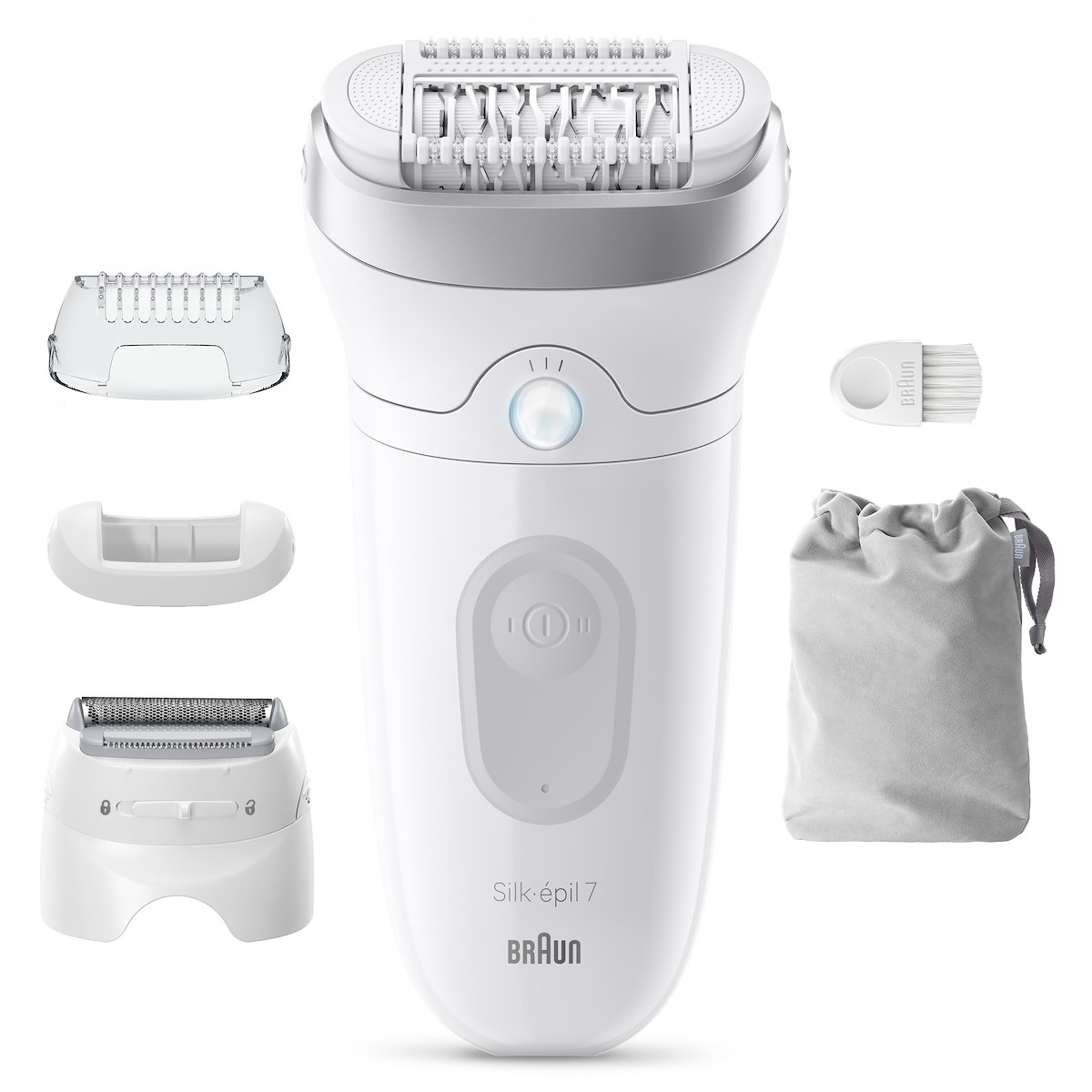 BRAUN SE7041 Epilatore Wet Dry 40 Pinze Con Custodia Da Viaggio - immagine 5