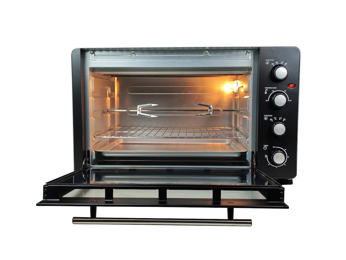SMARTWAY WFEC60VGS Fornetto Elettrico 2500W 60L Grill Vent. Timer - immagine 4