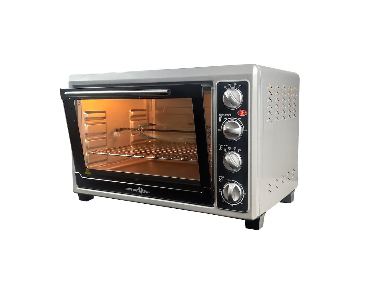 SMARTWAY WFE43VGS Fornetto Elettrico 43L 2000W Ventilato Grill Timer - immagine 2