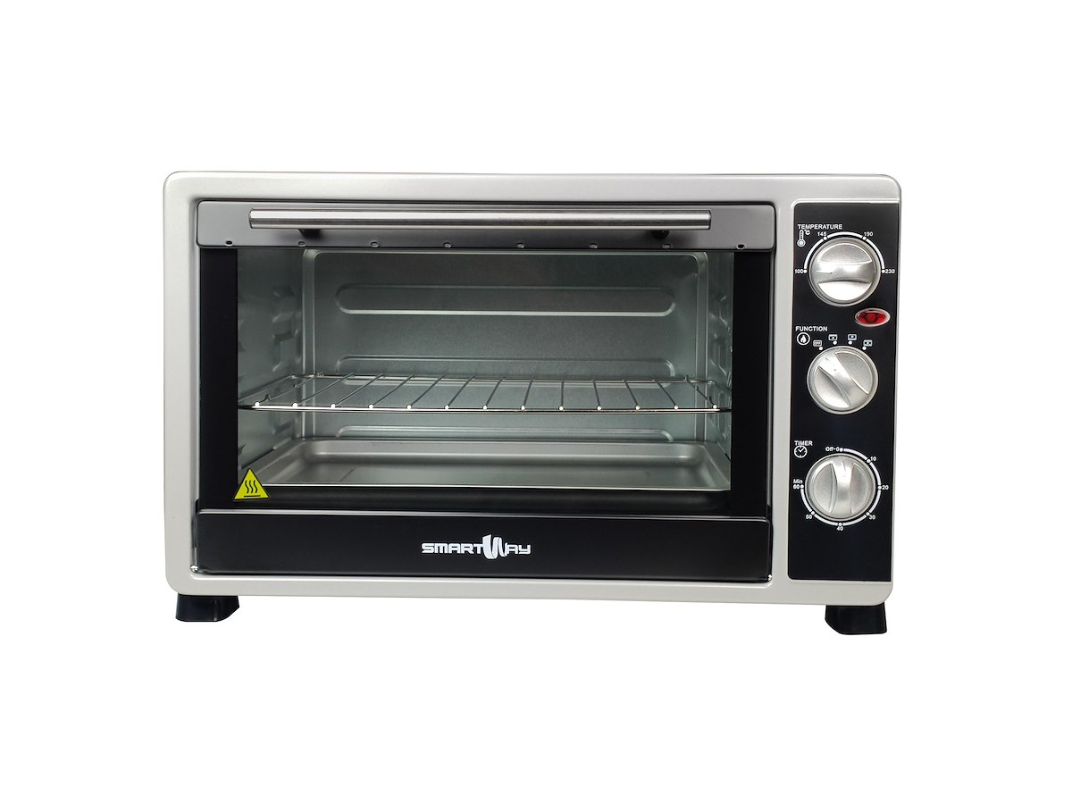 SMARTWAY WFE30VS1 Fornetto Elettrico 1500W 30L Grill Ventilato Timer