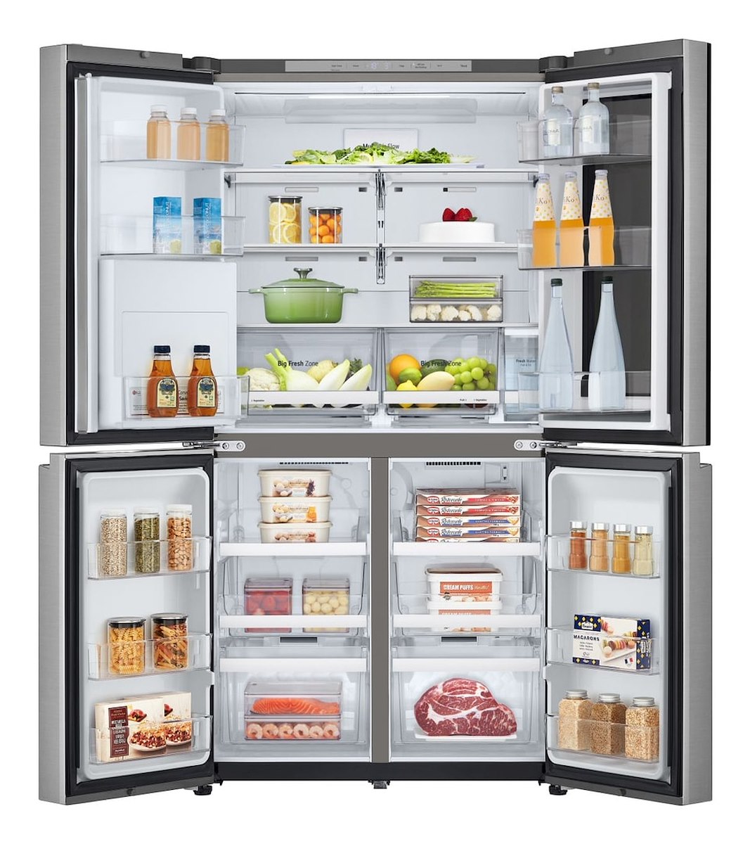 LG GMK961PY5E Frigo 4P NoFrost 646L Disp. Acqua WiFi Silver - immagine 3