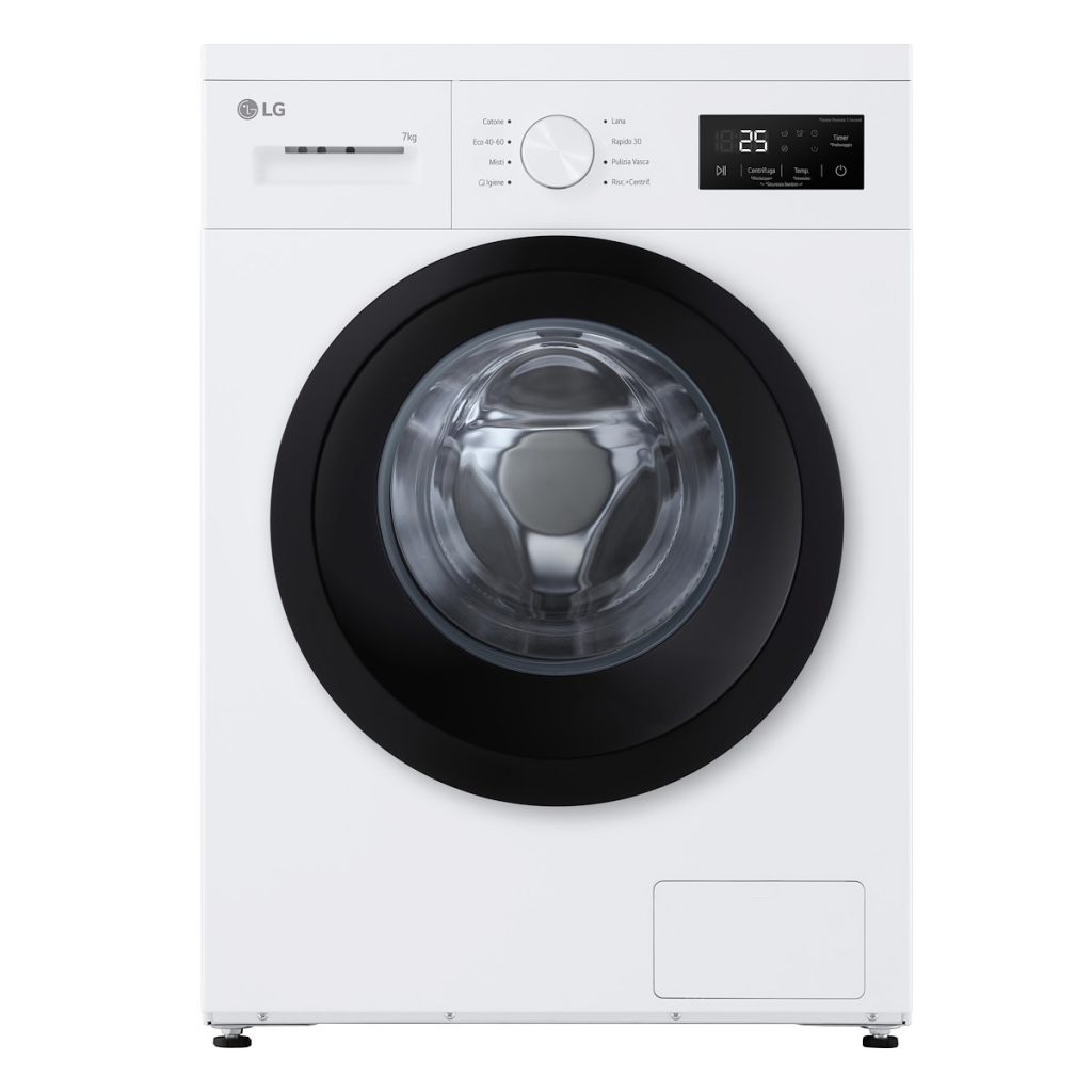 LG F4NA10S7NWK Lavatrice Slim 7kg 1350giri Classe A Inverter Vapore