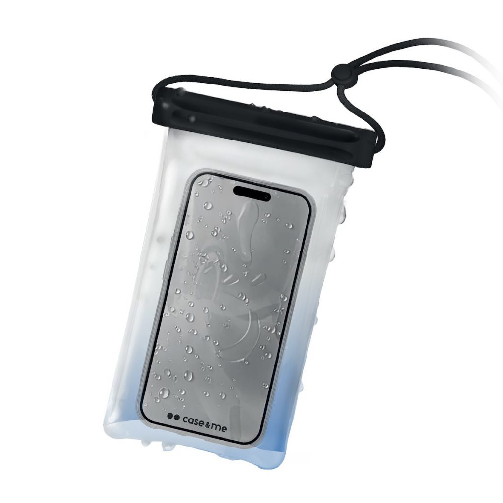 CASE&ME CMWATERTRANSPARK Borsa Impermeabile Nera per Smartphone