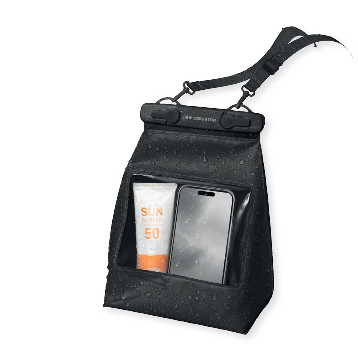 CASE&ME CMWATERSACBAGK Borsa Acqua 2L Nera - immagine 2