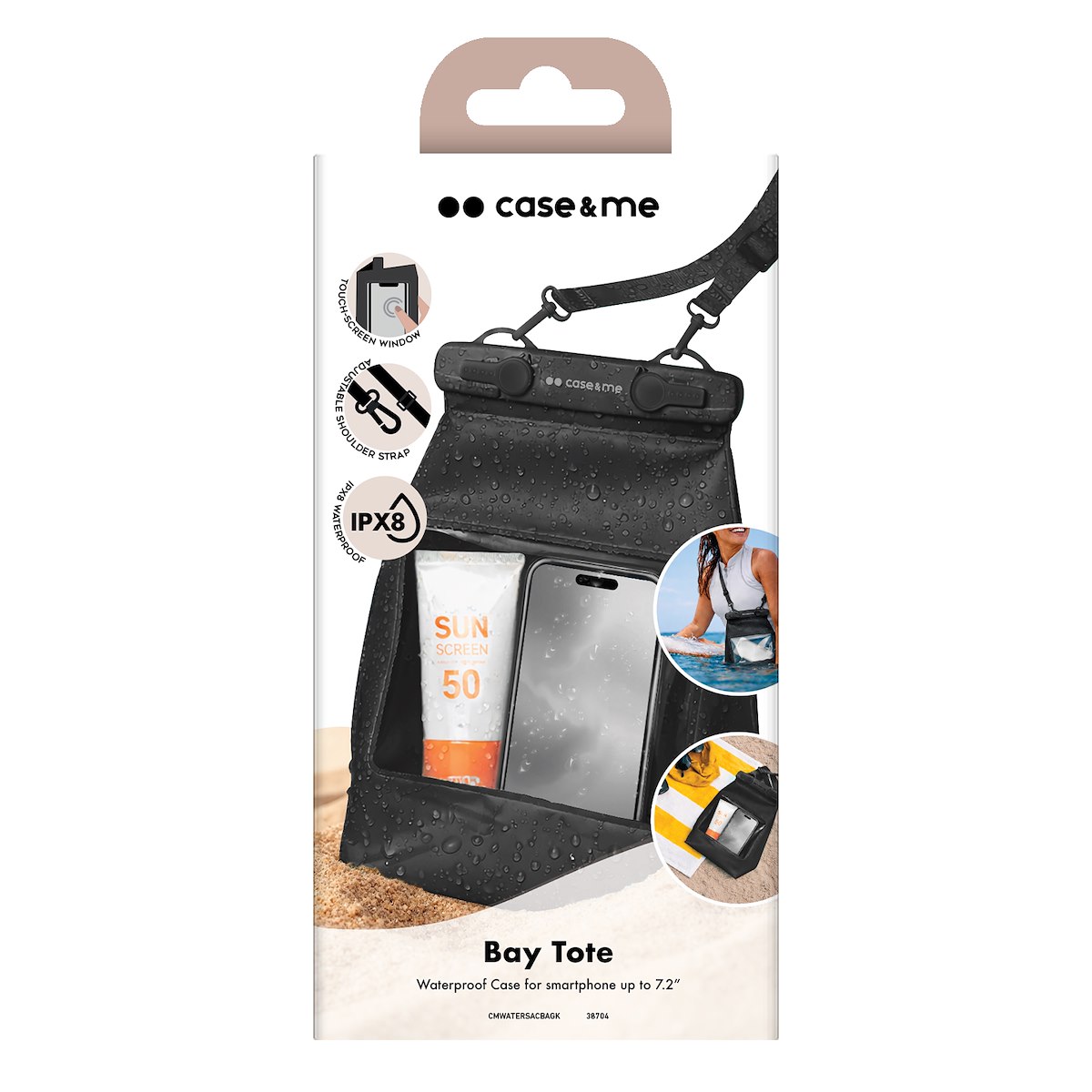 CASE&ME CMWATERSACBAGK Borsa Acqua 2L Nera - immagine 3