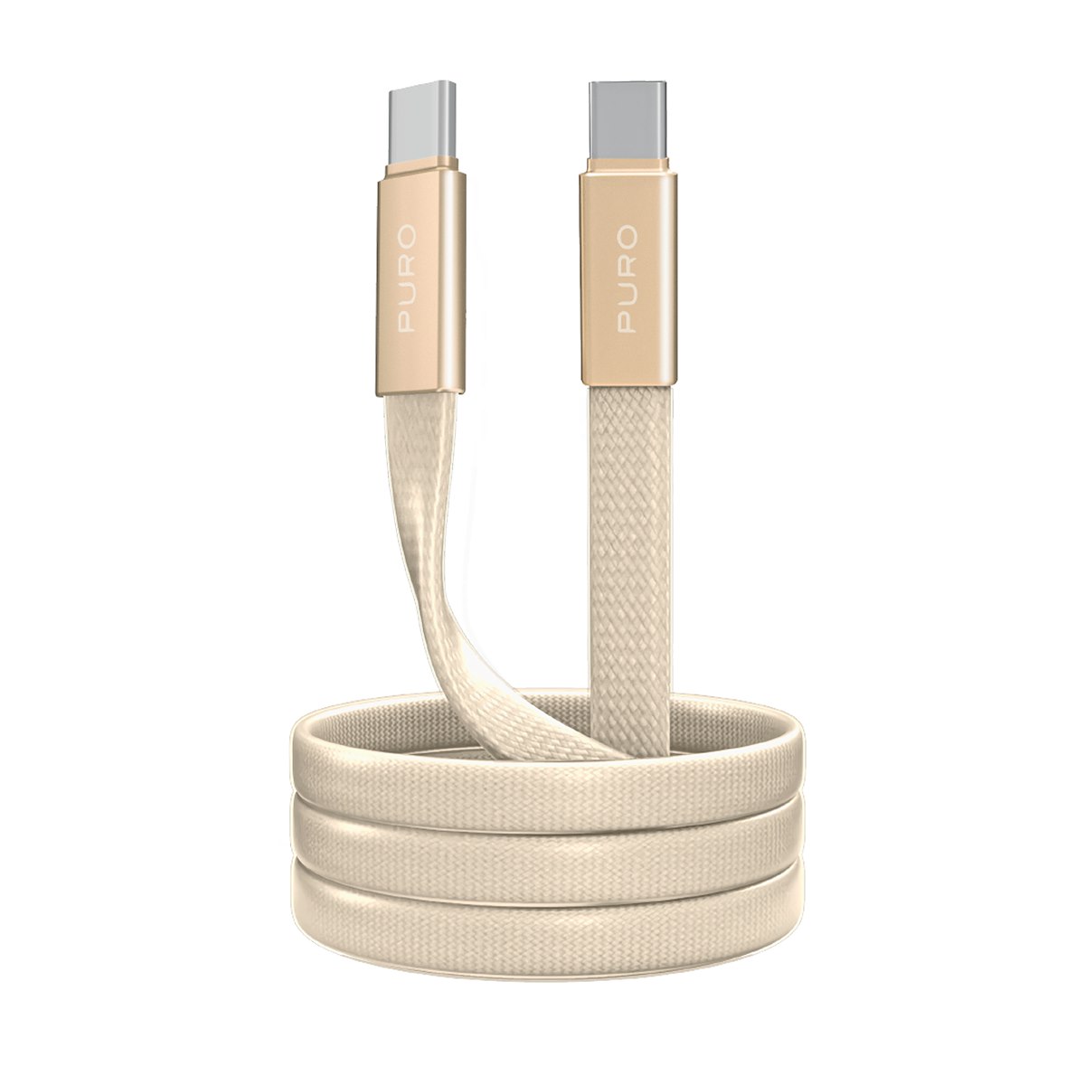 PURO PUCCC60WSLIM1MTR Cavo Slim Air 60W 1m Oro