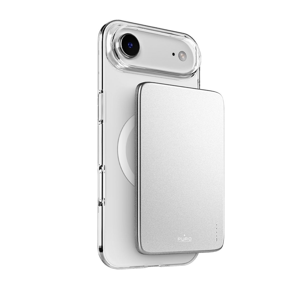 PURO PUBB3000MAGIPAIRW Powerbank Magsafe per iPhone, Bianco