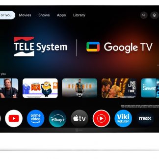 TELESYSTEM 28000262 TV LED 24" HD DVB-T2/S2 Smart Google TV