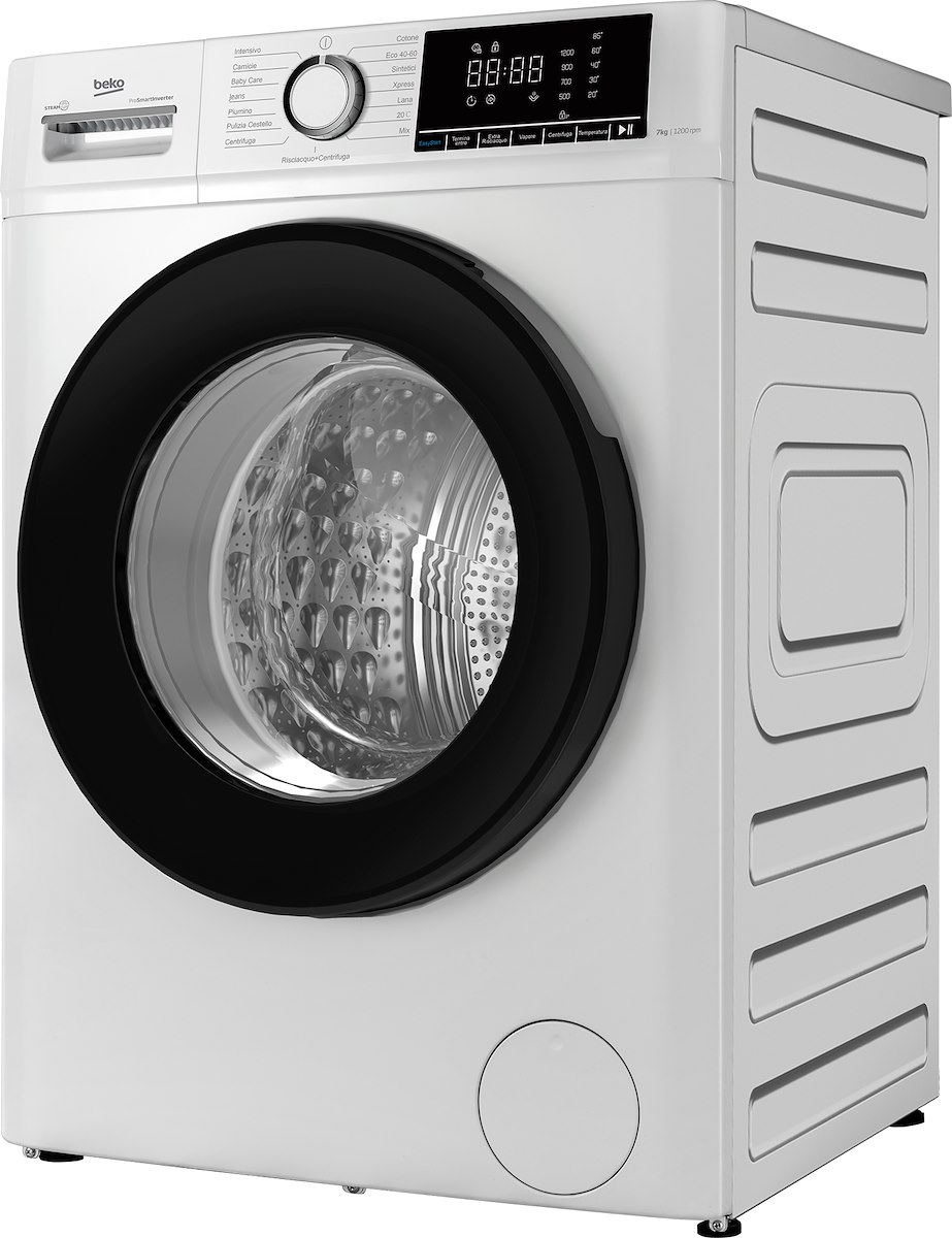 BEKO BMX7126DB Lavatrice 7kg 1200giri Classe A Inverter - immagine 3